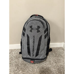 Under Armour Hustle 5.0 Backpack Black/Graphite 29L Water-Resistant Laptop Bag